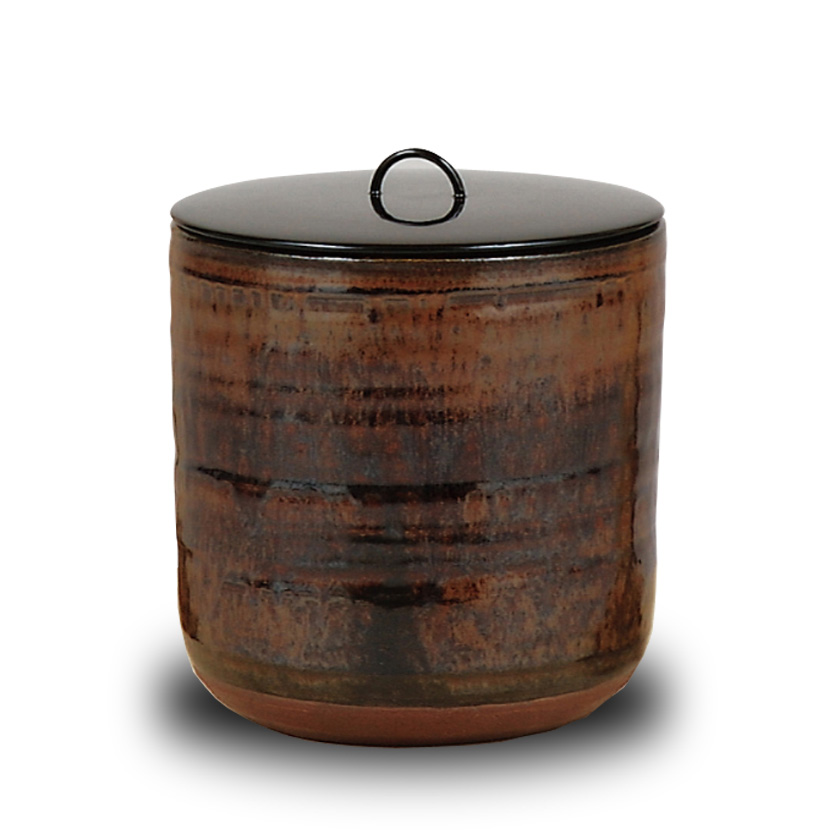 T764 水指 『古瀬戸一重口 水指』『廉な 作』 共箱 茶道具 T764 水