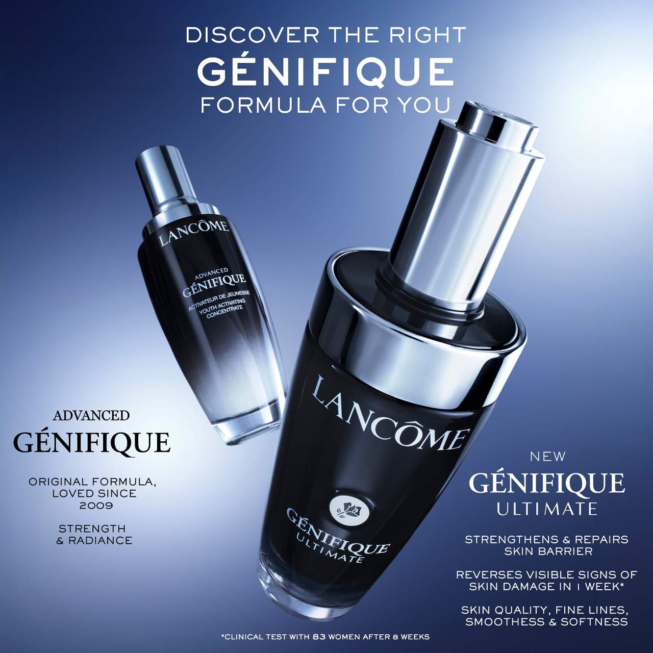 Génifique Ultimate Recovery Serum for Skin Barrier Repair - Lanc&