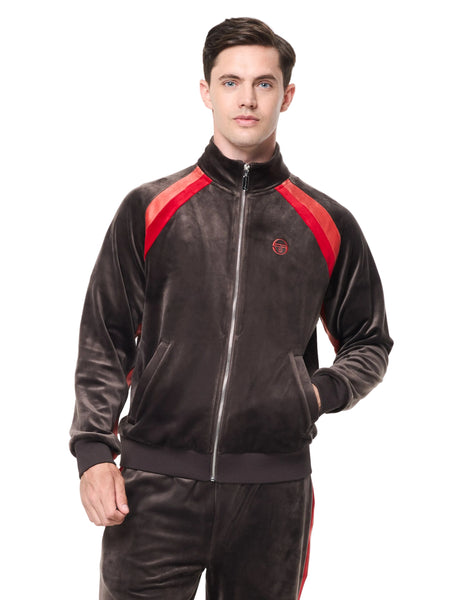 Banda Velour Track Jacket- Mulch – Sergio Tacchini