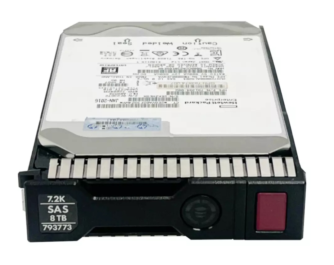HP MB8000JEQVA 512e 8TB 12G SAS 7.2K 512e Lff SC Helium Hdd F/s