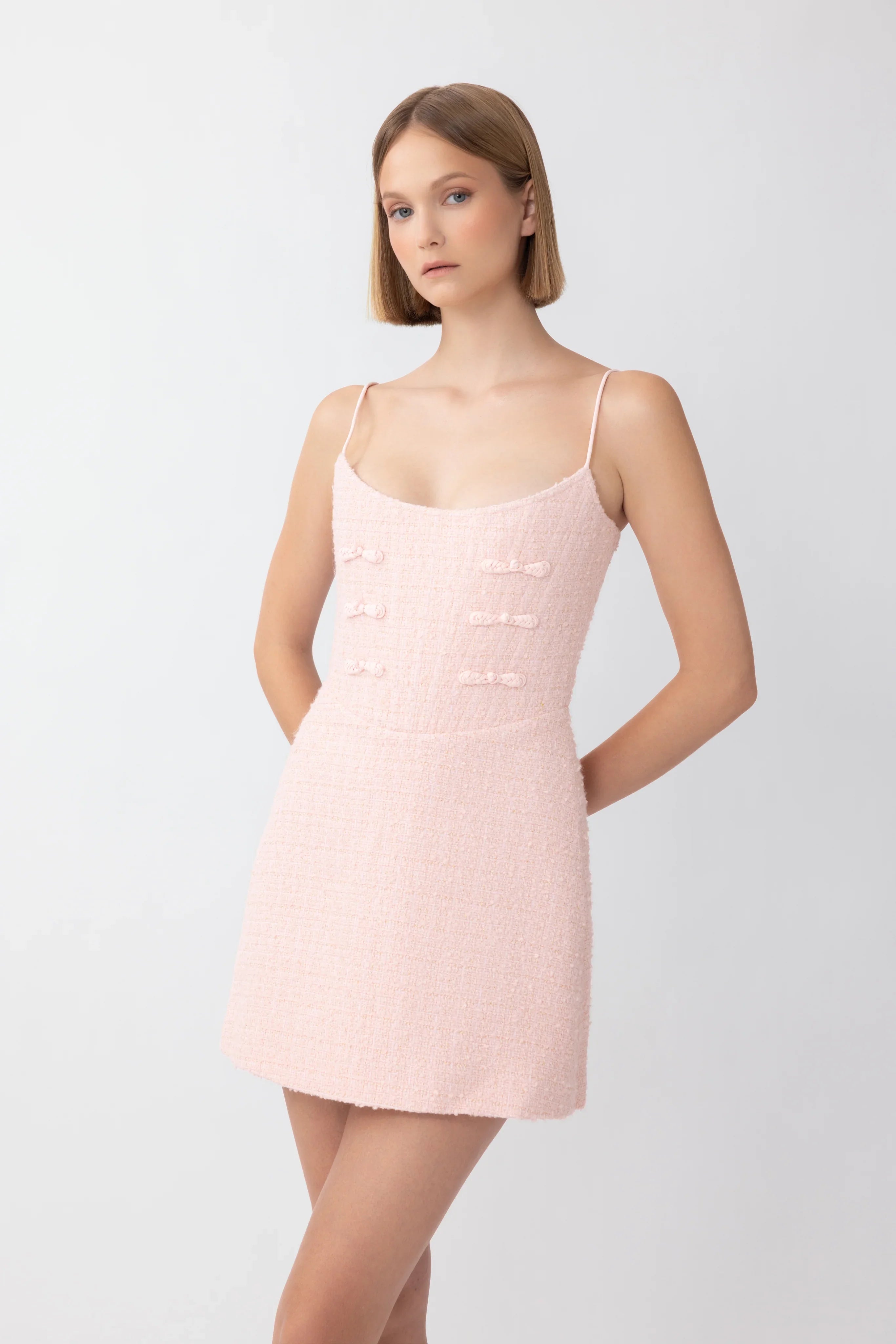 Andi Tweed Mini Dress – SAU LEE