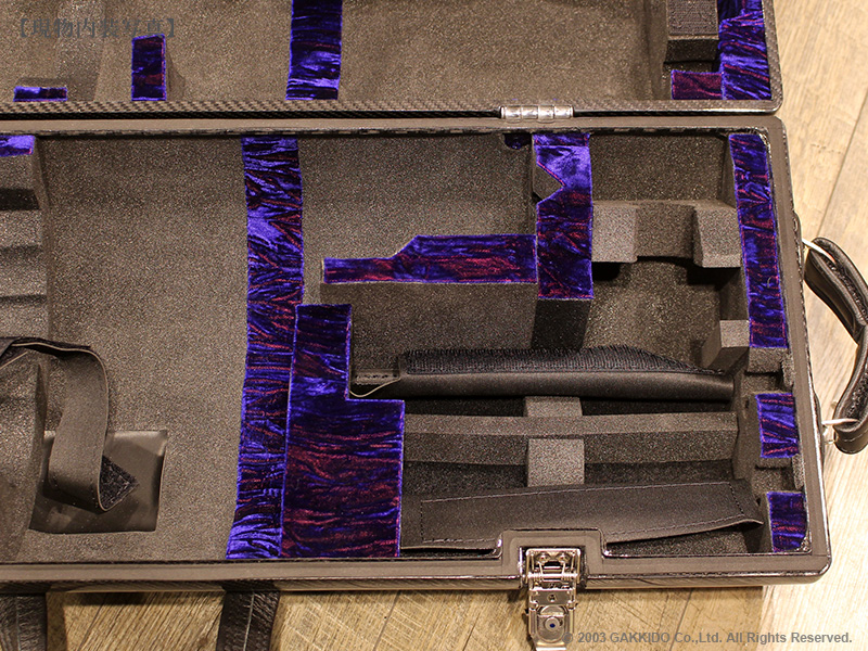 Wiseman ソプラノ＆アルトサックス用マルチプルケース 【カーボン