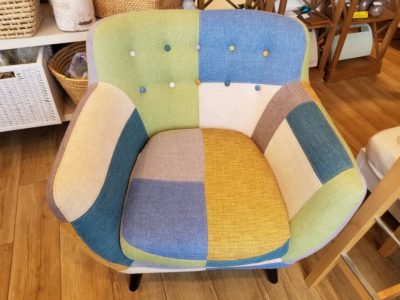 Francfranc / フランフラン NAVIA / ナビア パッチワークソファ 1人