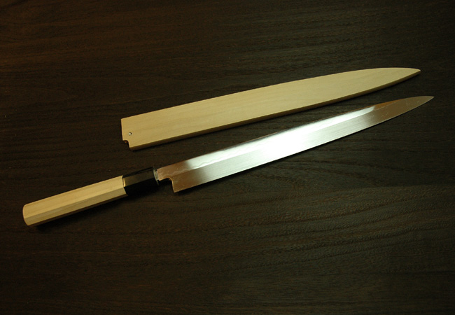 ふぐ引き包丁 本焼 尺0 鞘付 【包丁の＠堺英】