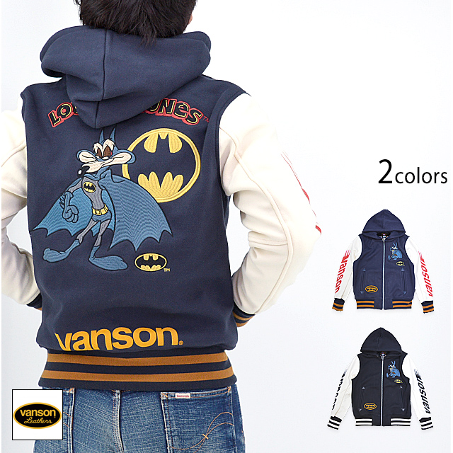 vanson×LOONEY WARNER BROS.100周年記念モデル ボンディングスタジャン