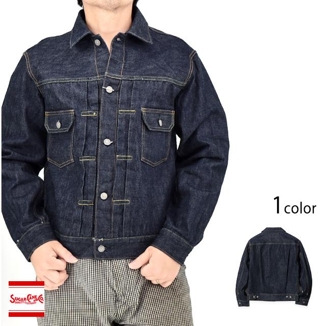 14.25oz.デニムジャケット「1953 MODEL」・ワンウォッシュ SUGER CANE