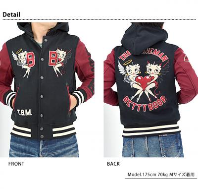 BR×BETTYコラボ 天使と悪魔ベティ ボンディングスタジャン The BRAVE