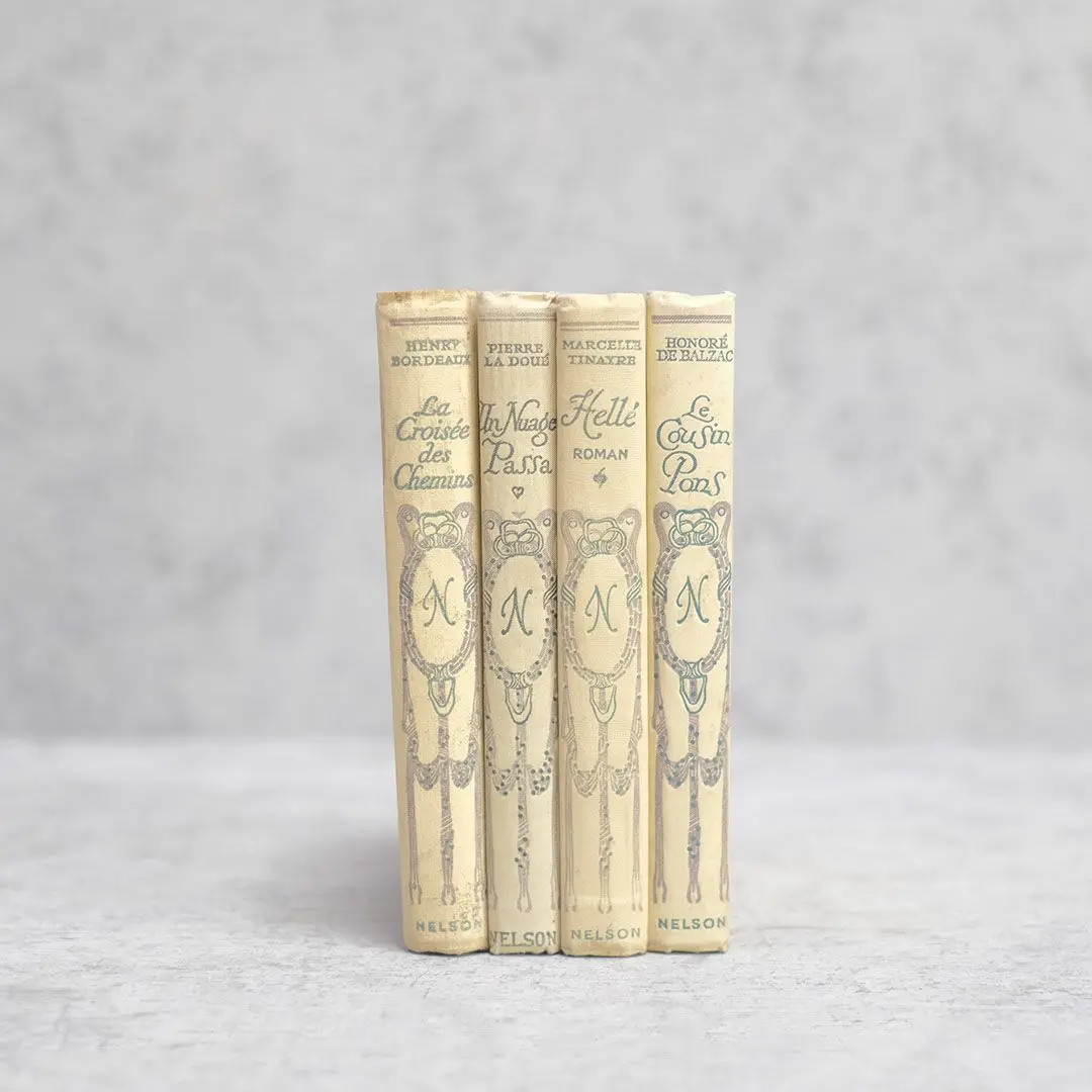 ビンテージ洋書 ネルソン社 フランス小説 1930年代 2冊セット