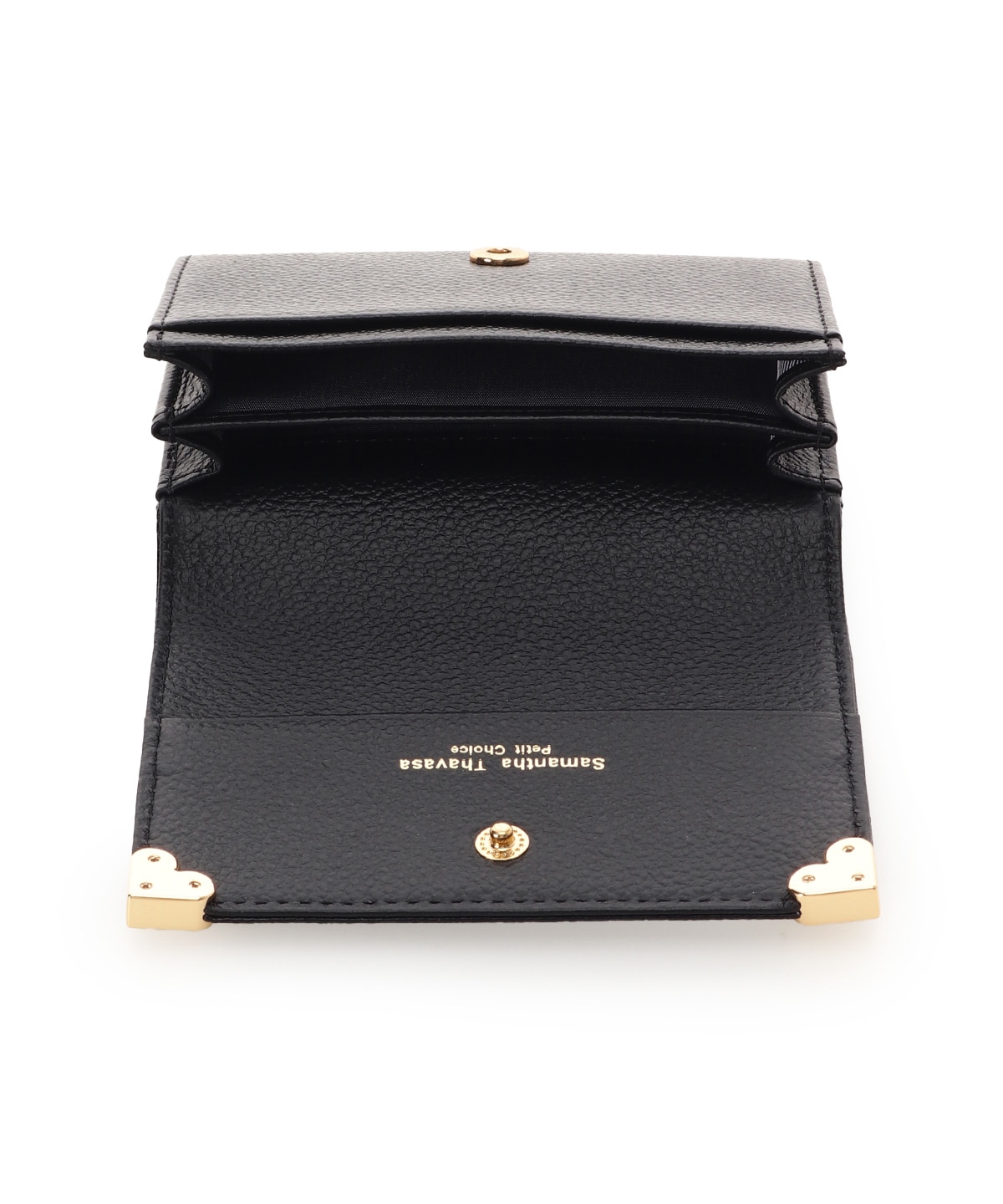ハート金具 名刺入れ(FREE ブラック): Samantha Thavasa Petit Choice