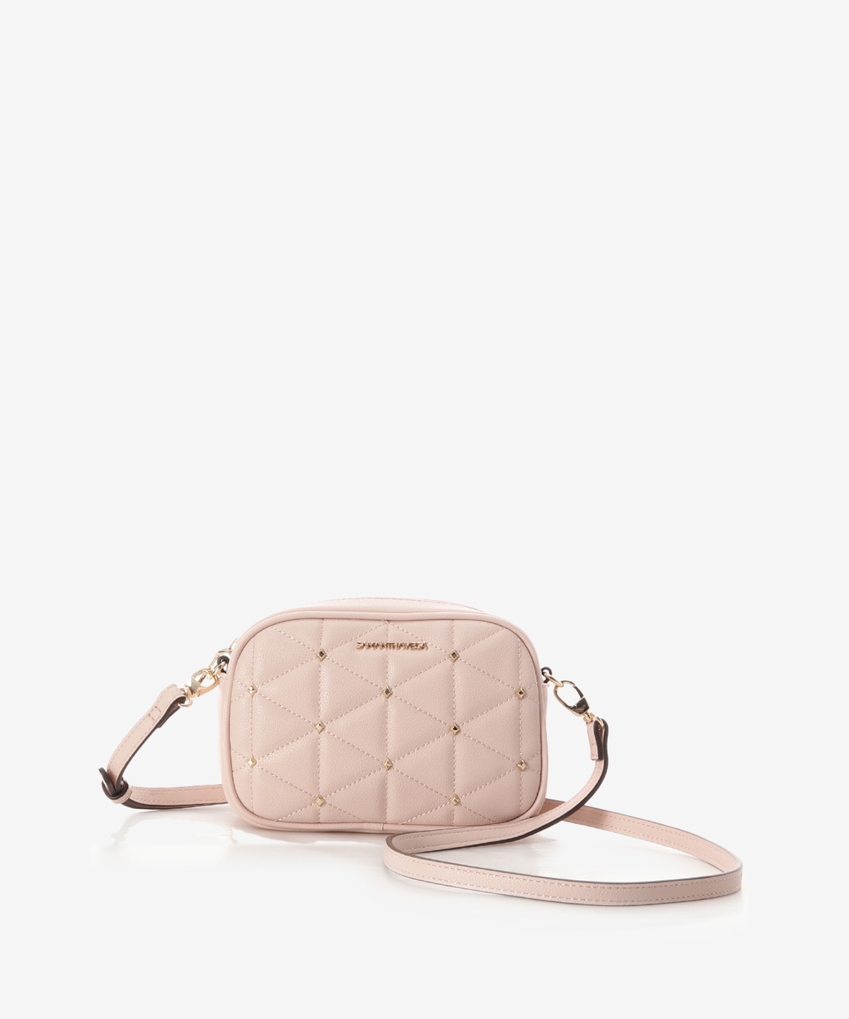キルティングスタッズショルダーバッグ(FREE ピンク): SAMANTHAVEGA