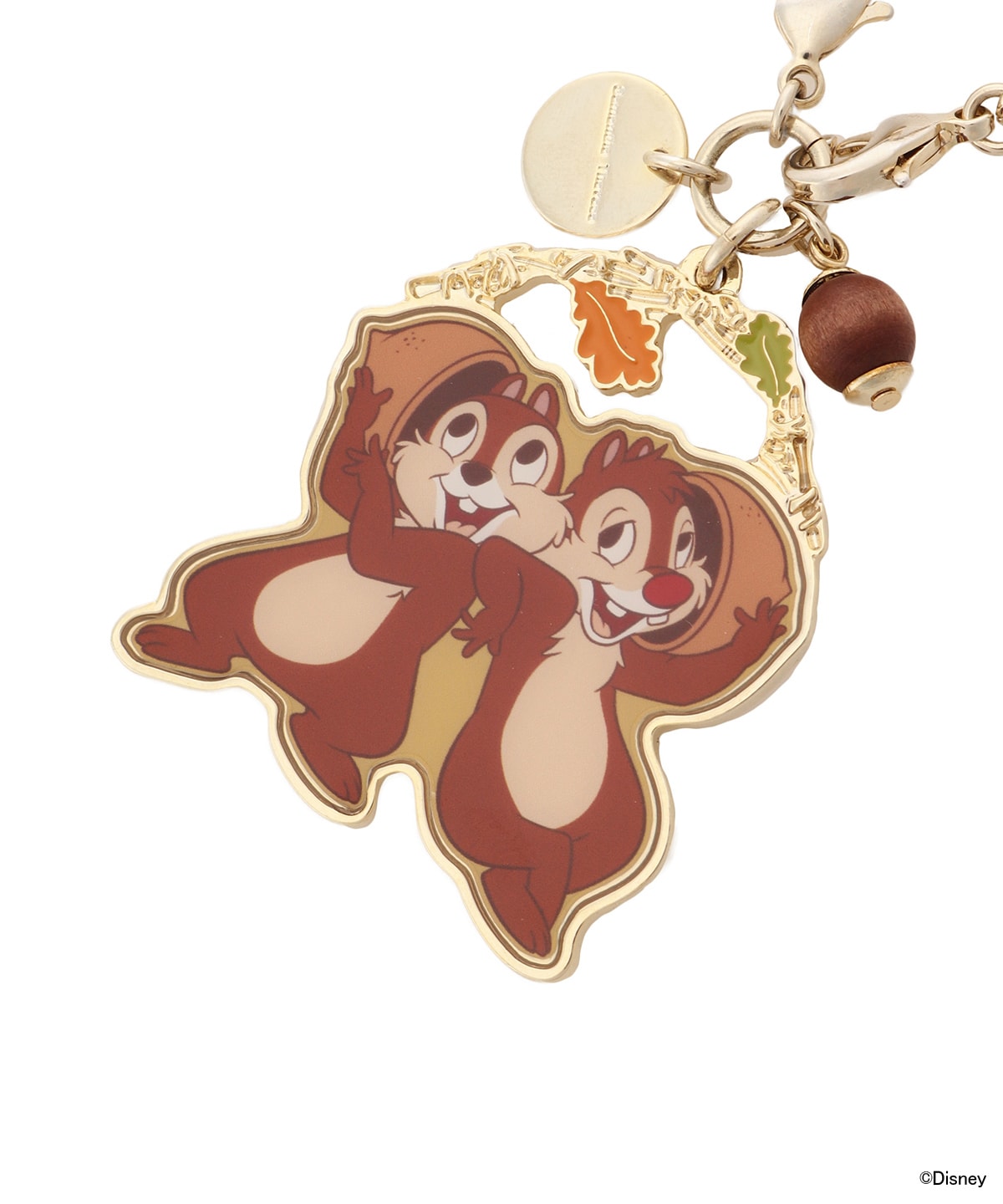 チップ」＆「デール」コレクション 2wayチャーム(FREE ゴールド