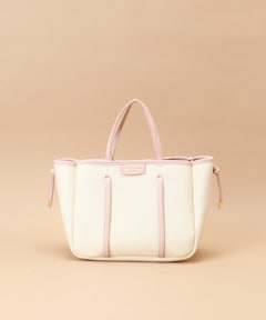 キャンバスデザイン 合皮トートバッグ 小サイズ(FREE ピンク