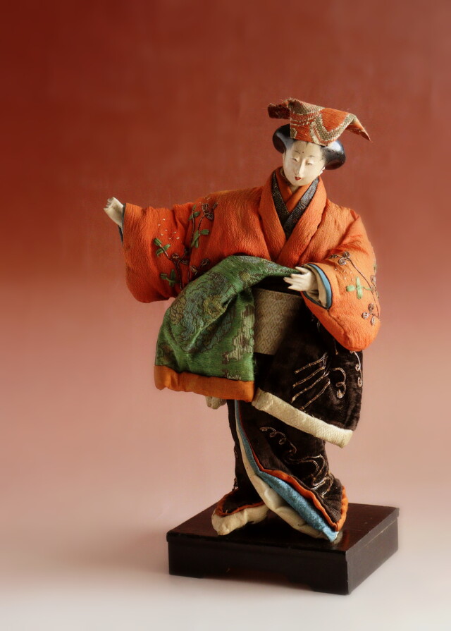 竹田人形 衣装人形 立婦人 骨董 日本人形