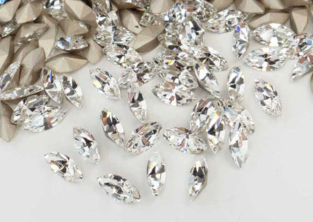 スワロフスキーチャトン アクアマリン-#1028 4-ラインストーン