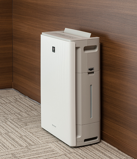 プラズマクラスター加湿空気清浄機(KC-M50B-W) | ご家庭のお掃除用品と