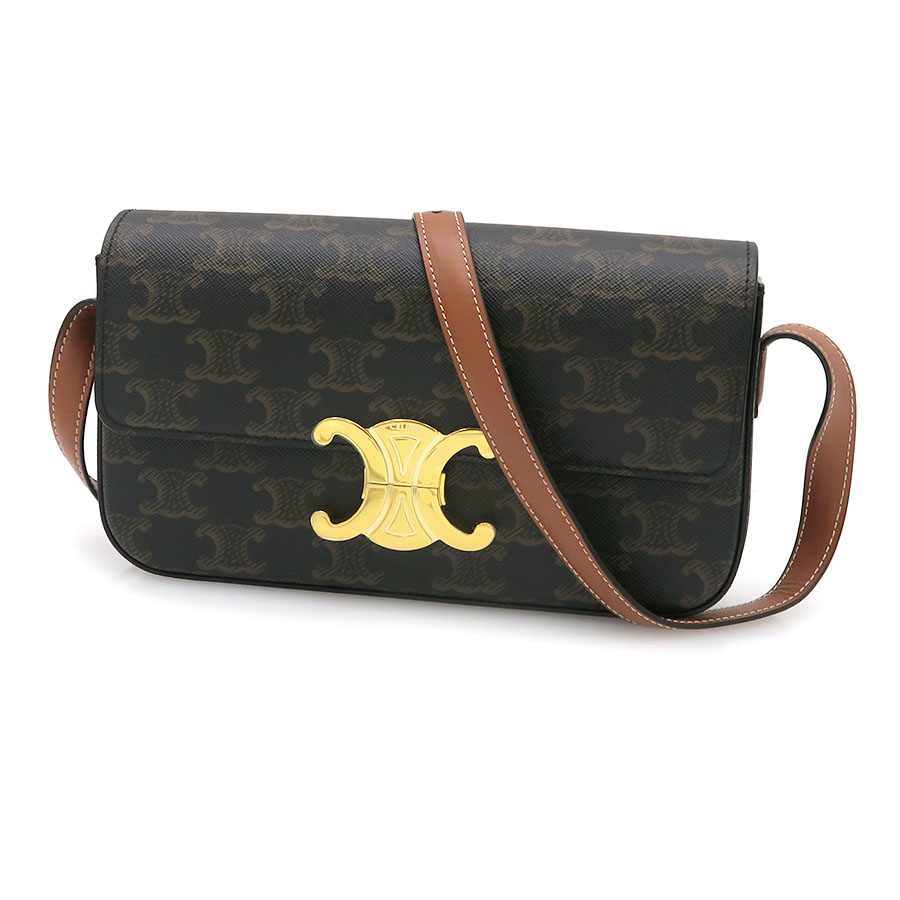 ショルダーバッグ クロード/トリオンフキャンバス＆カーフスキン/質屋