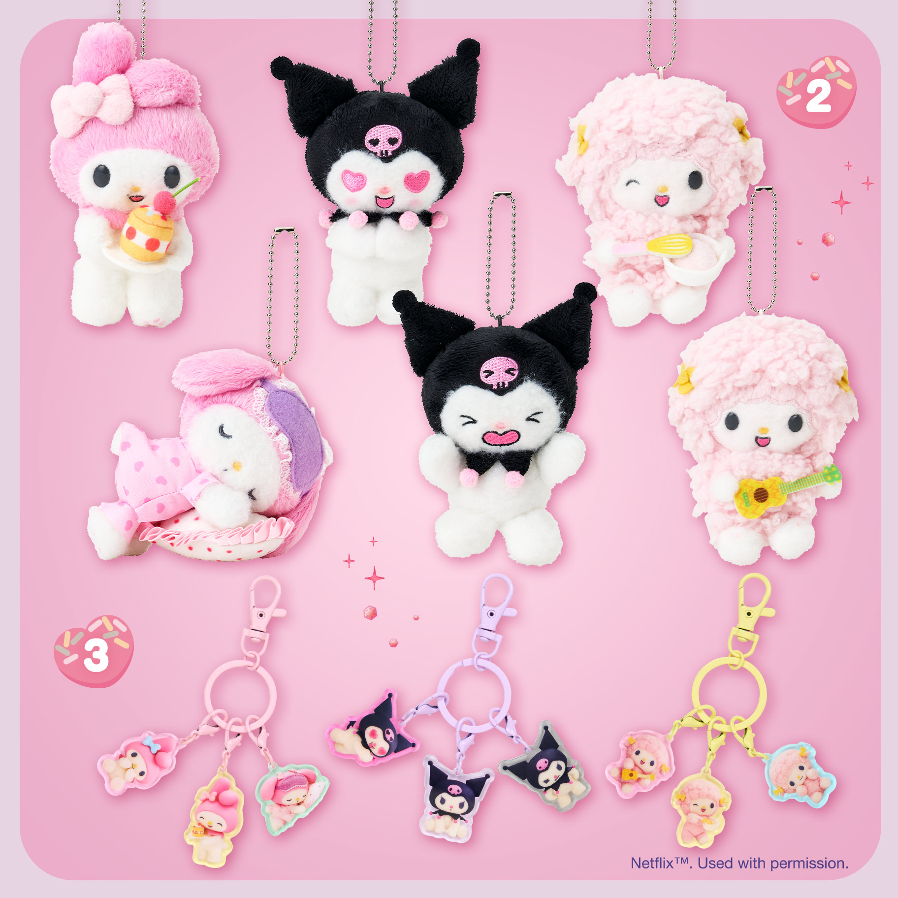 Netflixオリジナルアニメ My Melody ＆ Kuromiデザインシリーズ｜サンリオ