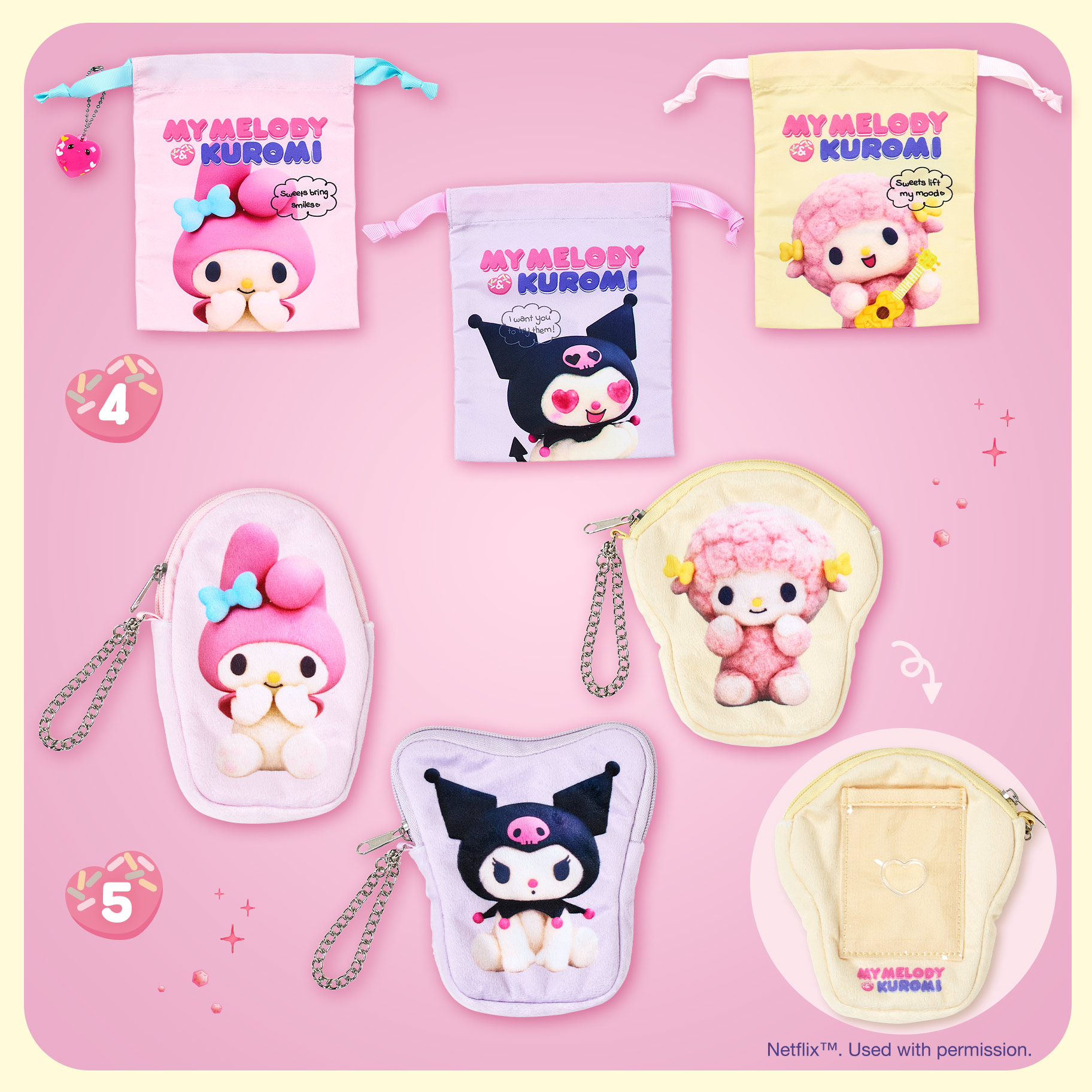 Netflixオリジナルアニメ My Melody ＆ Kuromiデザインシリーズ｜サンリオ