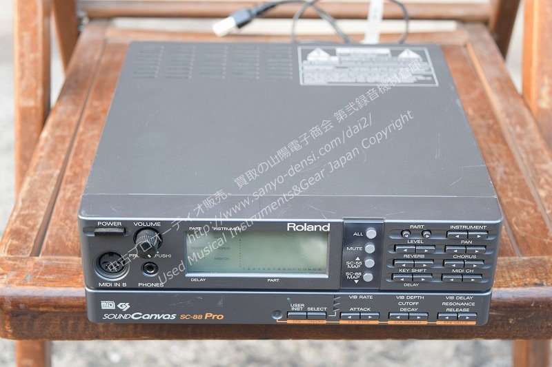 中古 ROLAND ローランド SC-88PRO MIDI音源】山陽電子商会 第弐録音