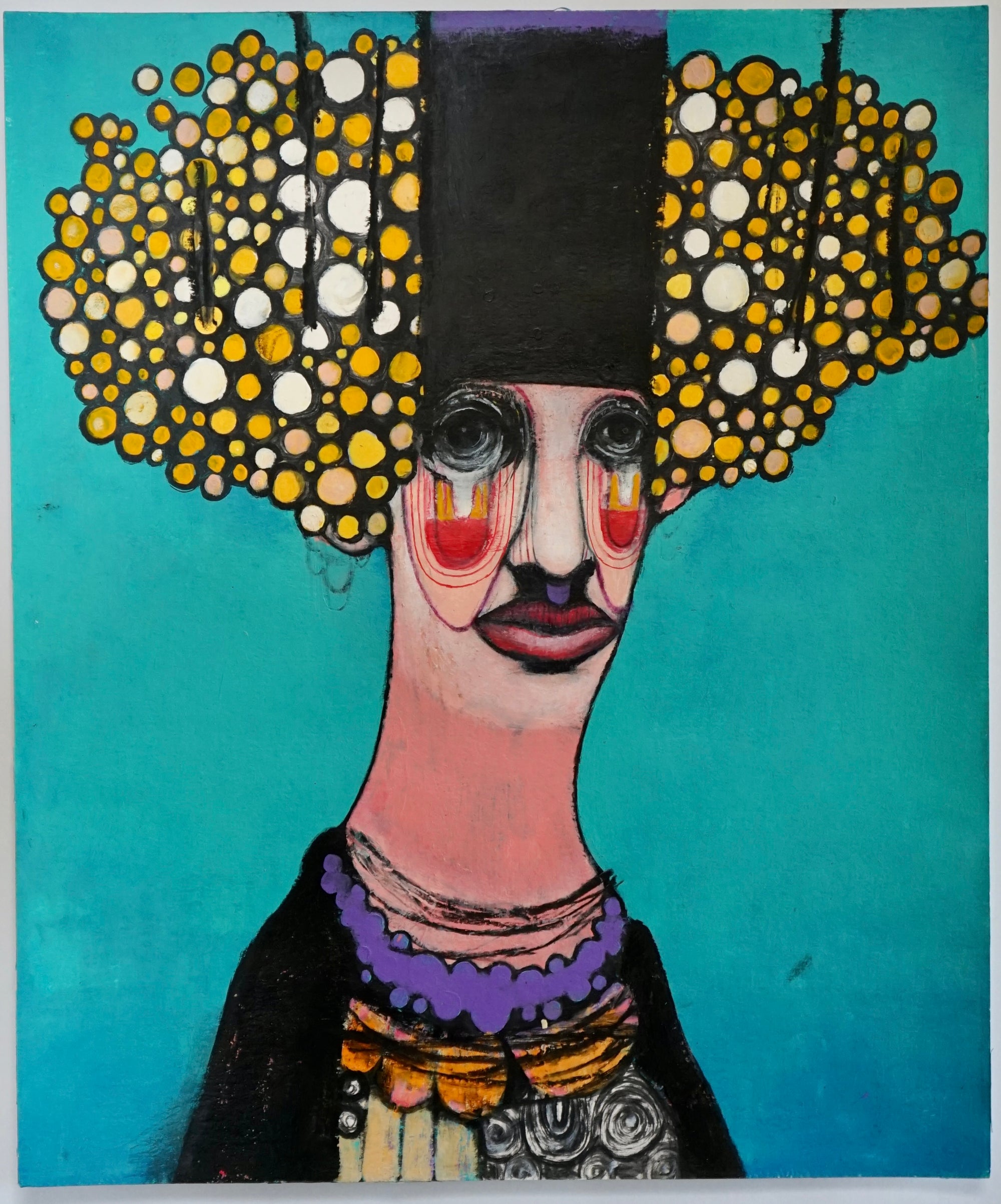 Mixed Media Painting #27 - Sara Japanese Pottery