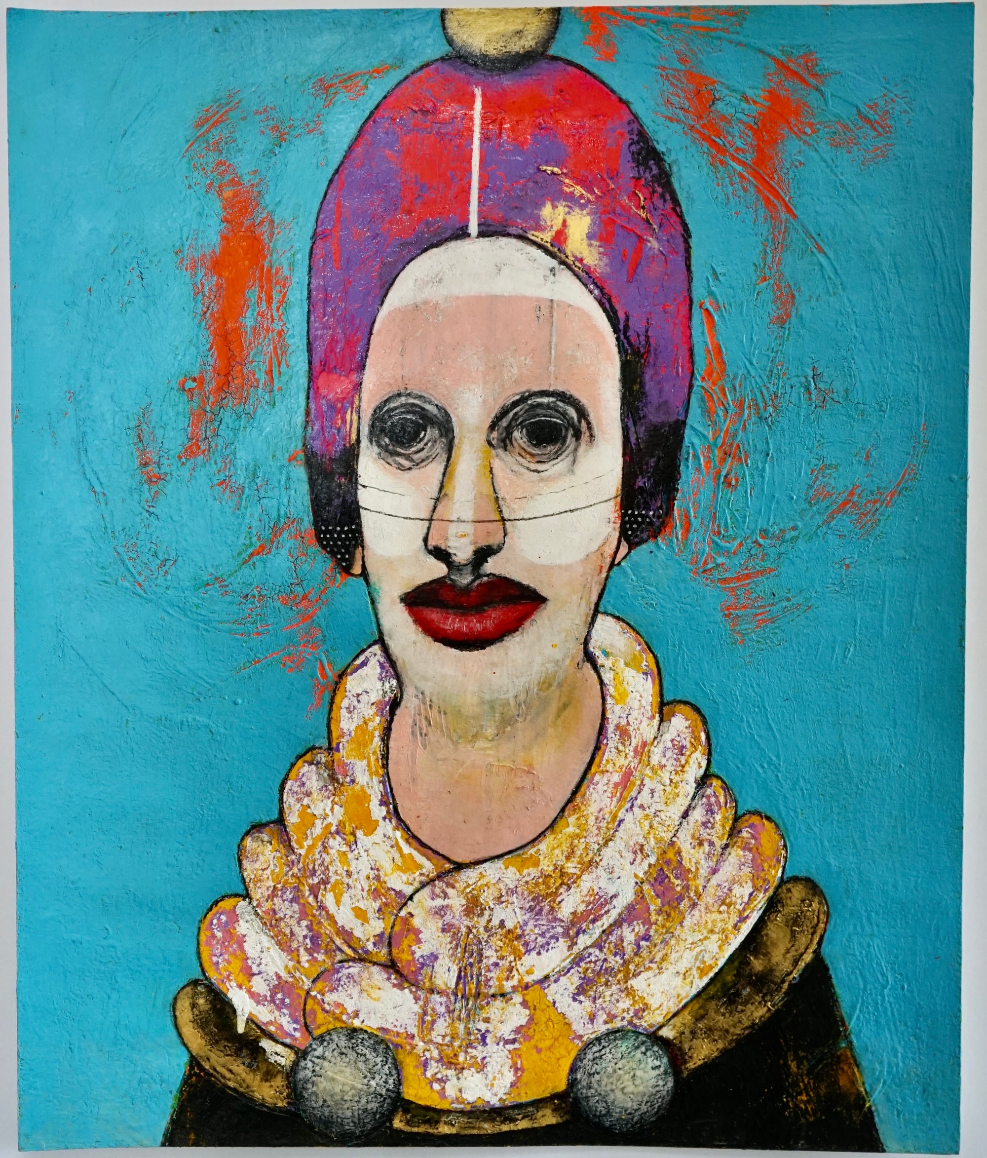 Mixed Media Painting #27 - Sara Japanese Pottery