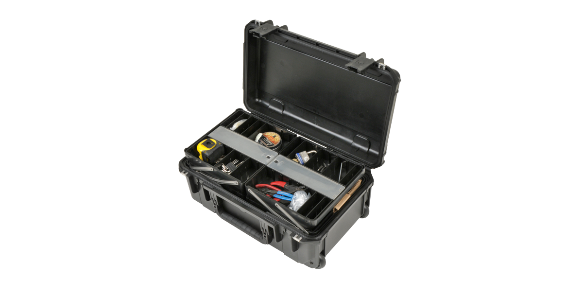 iSeries 2011-7 Tech Box - Dual Trays | Waterproof Case