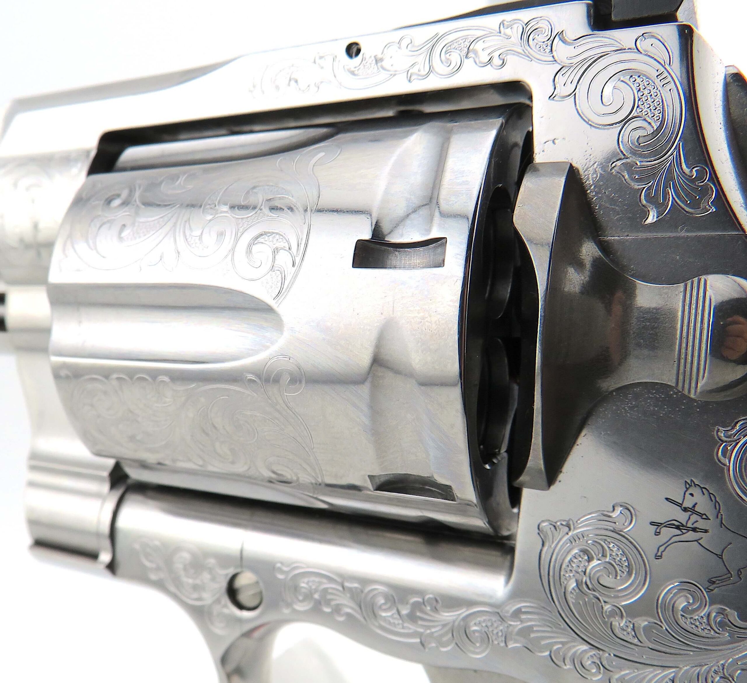 COLT ANACONDA 8” 44mag FULL COVERAGE DEEP ENGRAVED - SK Guns