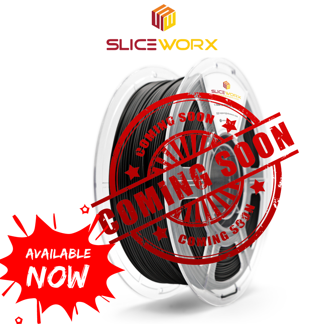 SLICEWORX PLA CF Filament 1.75 mm PLA Carbon Fiber Blend with 16% CF c