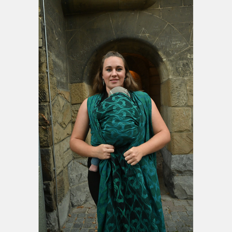 Yaro La Fleur Meta Black Green Petrol Length 4.60 meters