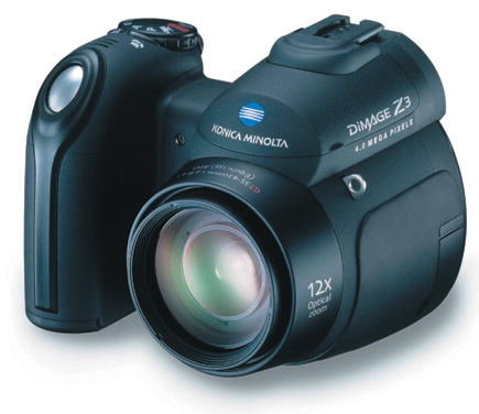 Konica Minolta DiMAGE Z3; First Z-Series Digicam With IS Plus New