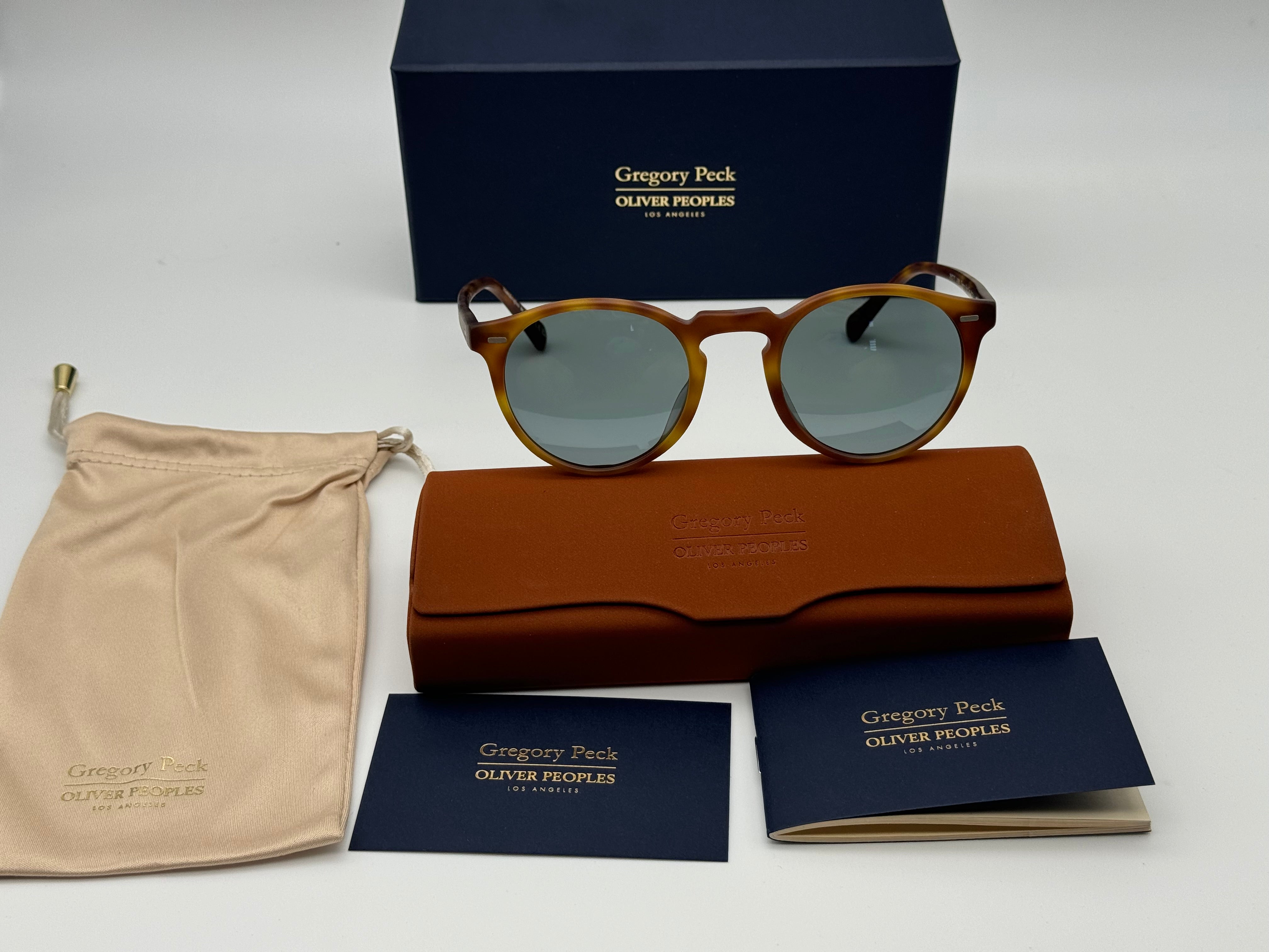 Oliver Peoples Gregory Peck 50mm Semi Matte LBR Indigo OV 5217