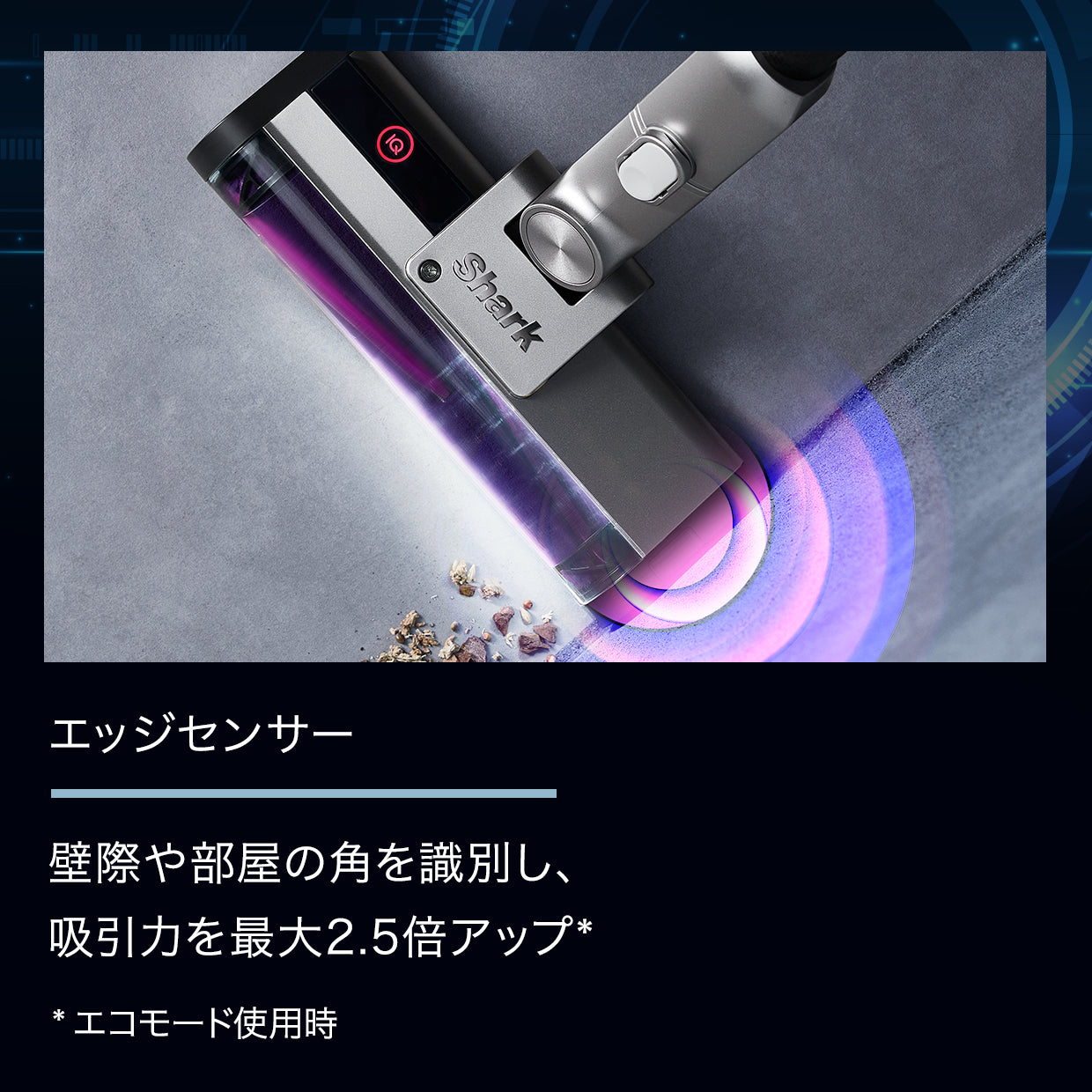 Shark CleanSense iQ+ コードレススティッククリーナー IW3241J