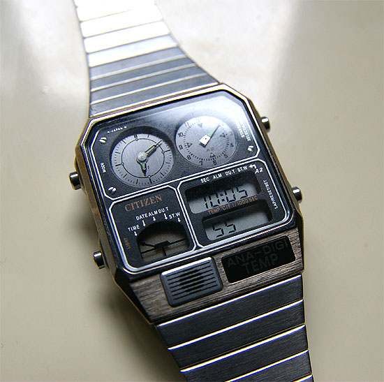 CITIZEN ANA-DIGI TEMP (シチズン アナデジテンプ) の電池交換と流通量