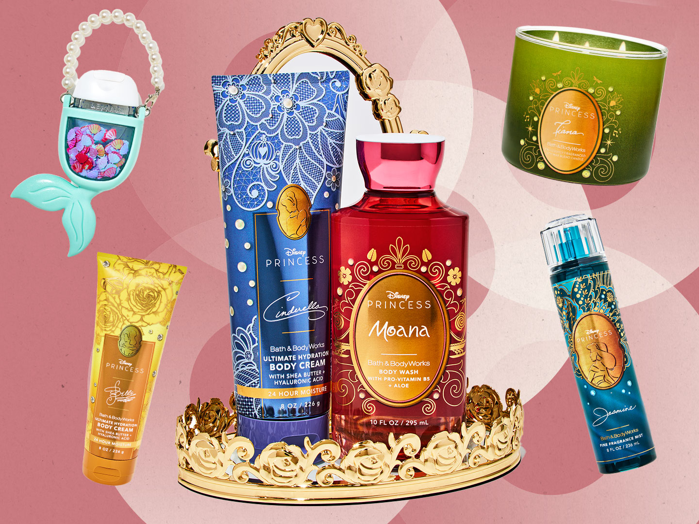 Bath & Body Works x Disney Princess Collection Drop: Moana, Ariel 2025