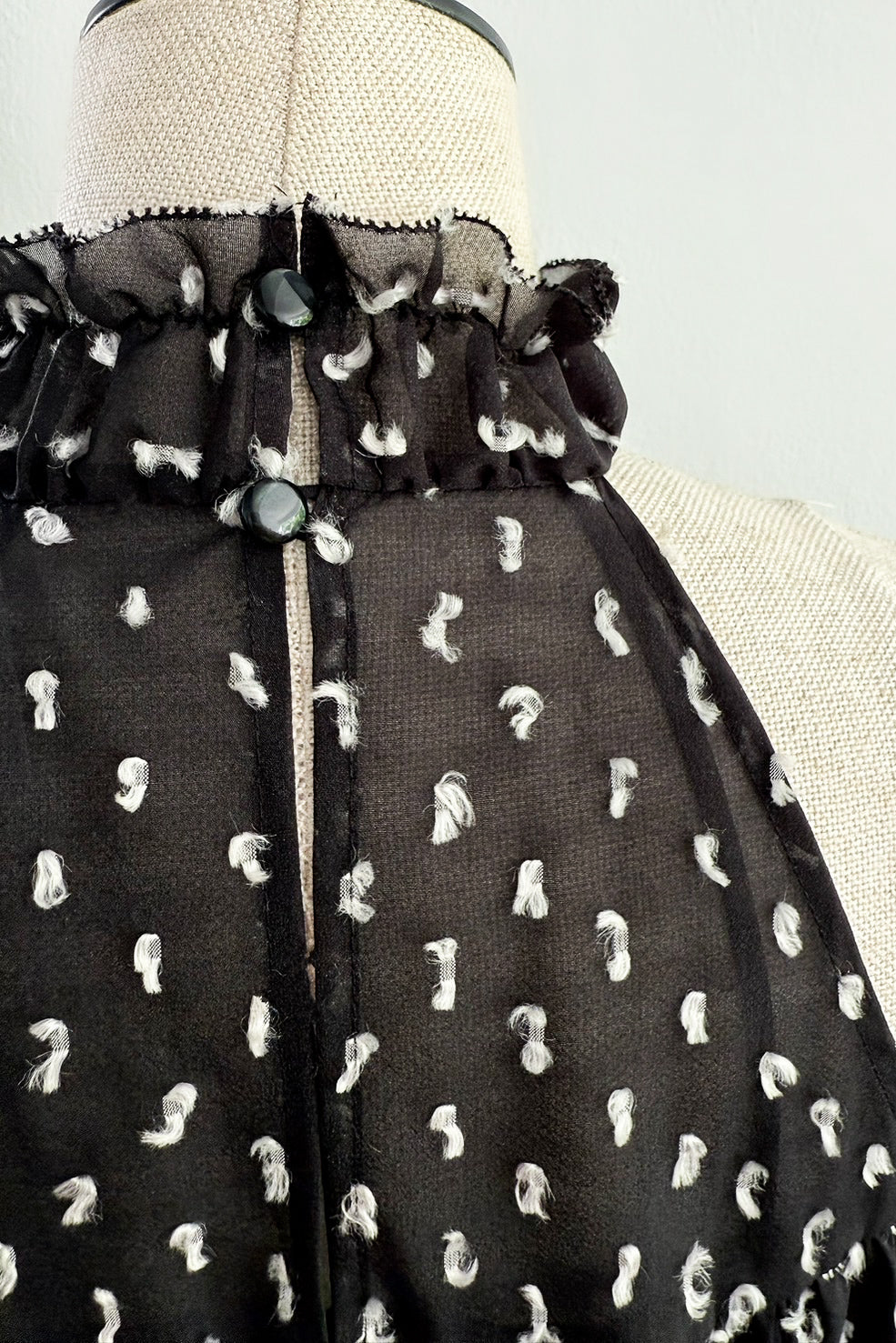 airy dot flare tops – shéller / シェリエ