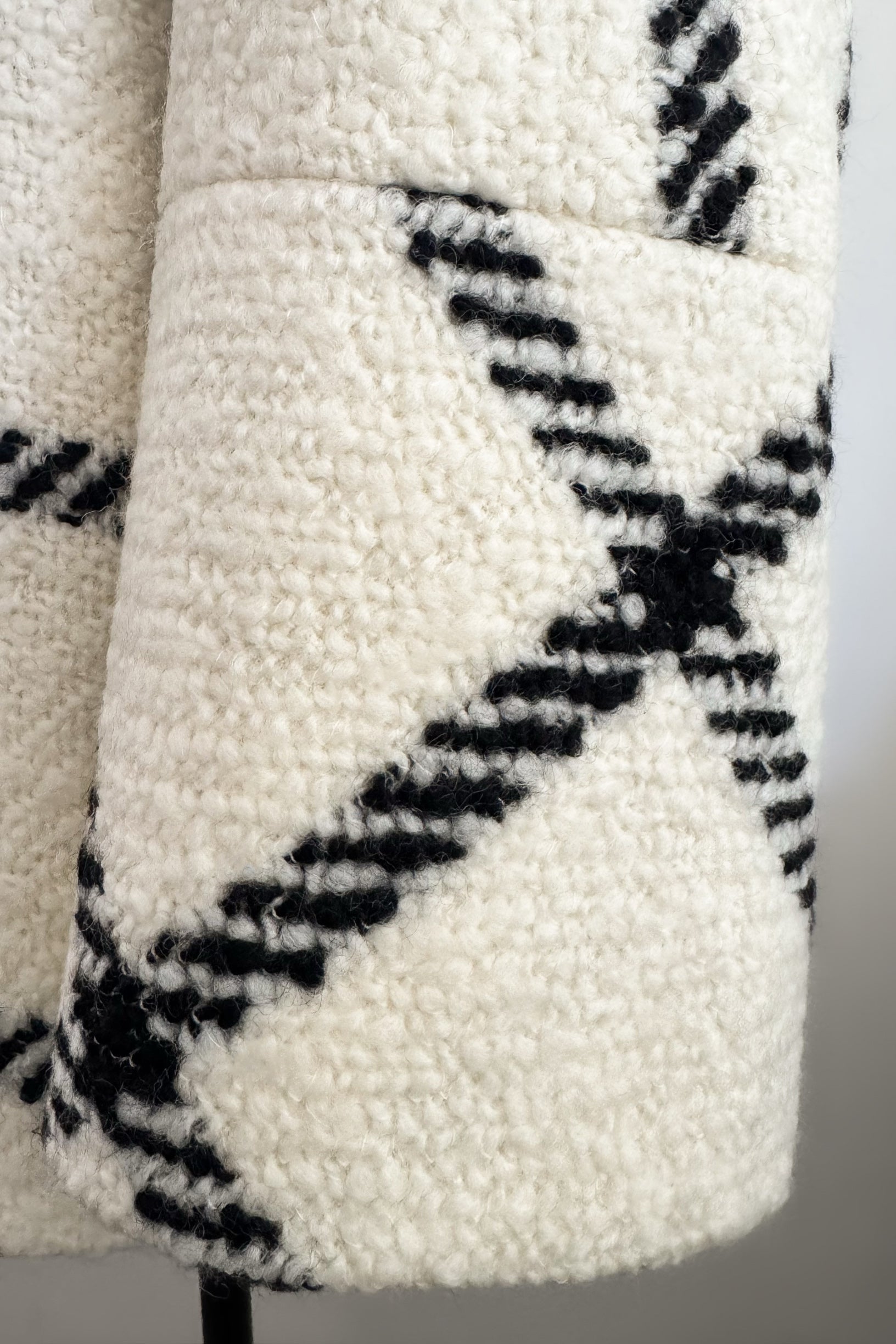 big check BISHU pure wool coat – shéller / シェリエ