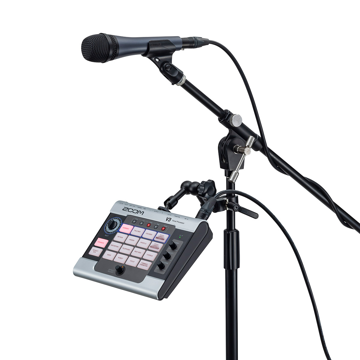 パワフルな16種類のボイスエフェクトを内蔵したZOOM 「V3 Vocal