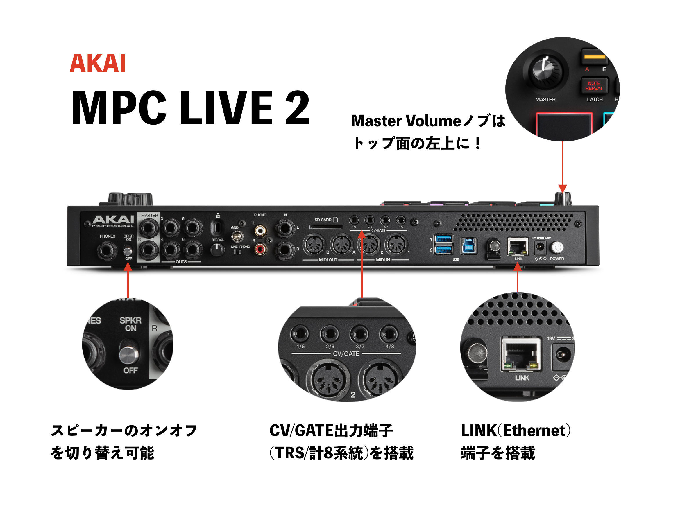 AKAI Professionalの大人気サンプラーに第2世代モデル『MPC LIVE 2』が