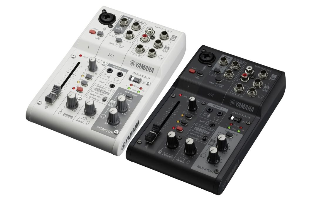 配信に必要なものがオールインワン！YAMAH AG03MK2 LSPKが遂に登場
