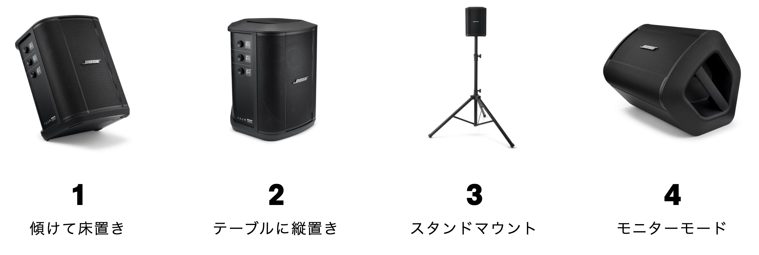BOSE S1 Pro＋展示開始！さらに高品質になったポータブルPAスピーカー
