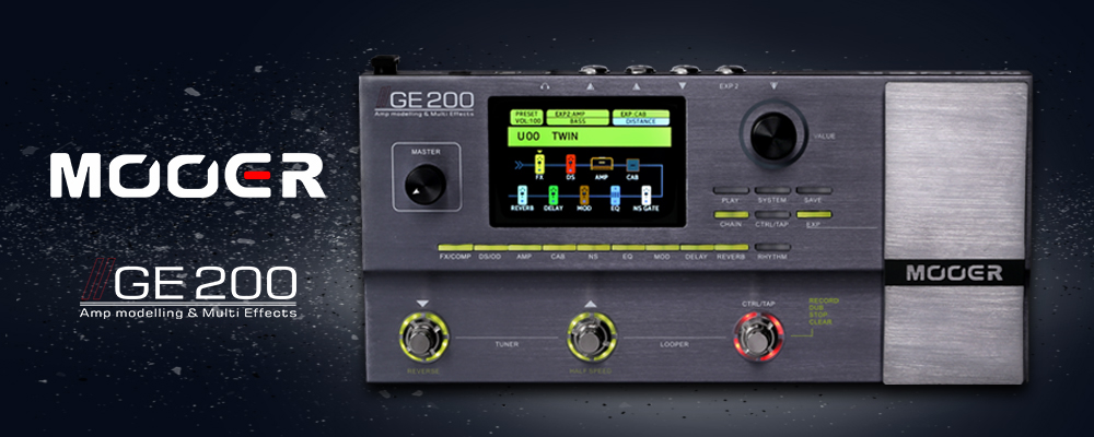 MOOER GE200マルチエフェクターが届きました！｜島村楽器 イオンモール