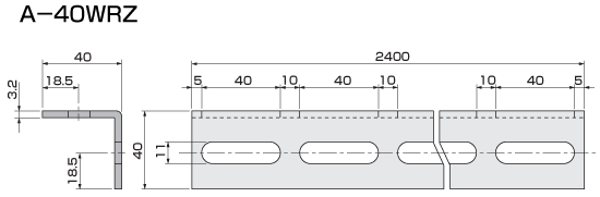 ABCチャンネル (ZAM製)｜ABCチャンネル｜盤用構造材｜盤用パーツ｜製品