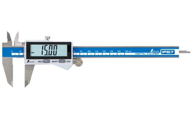 デジタルノギス 大文字2 150㎜防塵防水 - シンワ測定株式会社