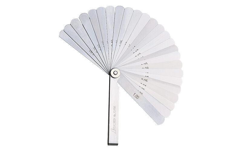 シックネスゲージ E100㎜ 25枚組 - シンワ測定株式会社