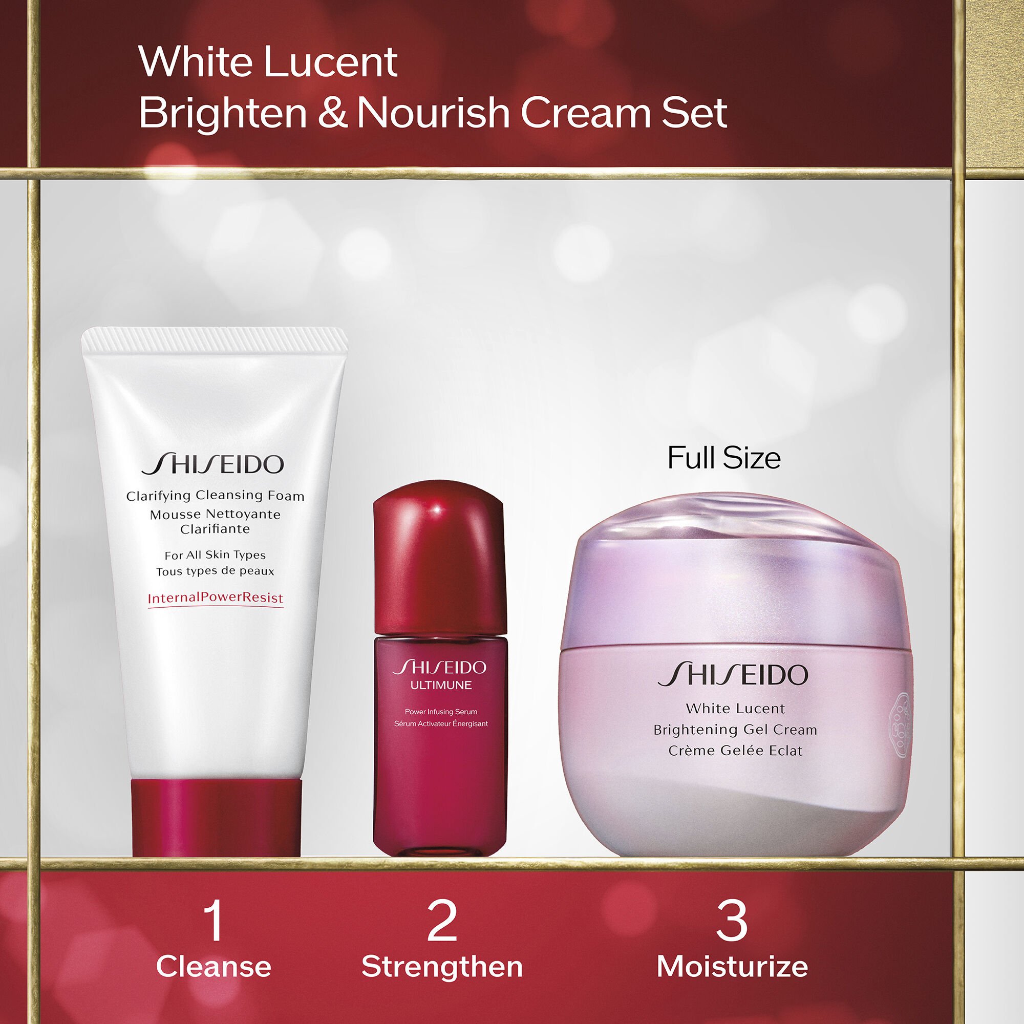Brighten & Nourish Cream Skincare Essentials Set | SHISEIDO
