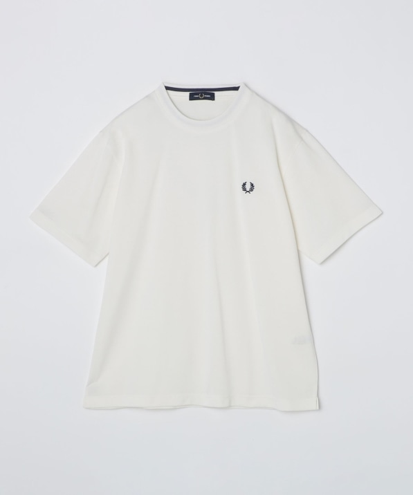 SHIPS別注】FRED PERRY:COOLMAX(R) 鹿の子 ワンポイント ロゴ Tシャツ