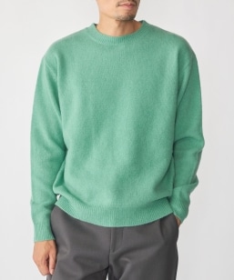 SHIPS any: 〈手洗い可能・軽量〉 スポンディッシュ クルーネック