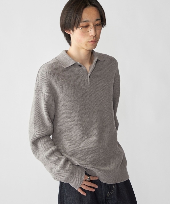 City Ambient Products: ソフト ヤーン カルゼ ニットポロ｜ SHIPS