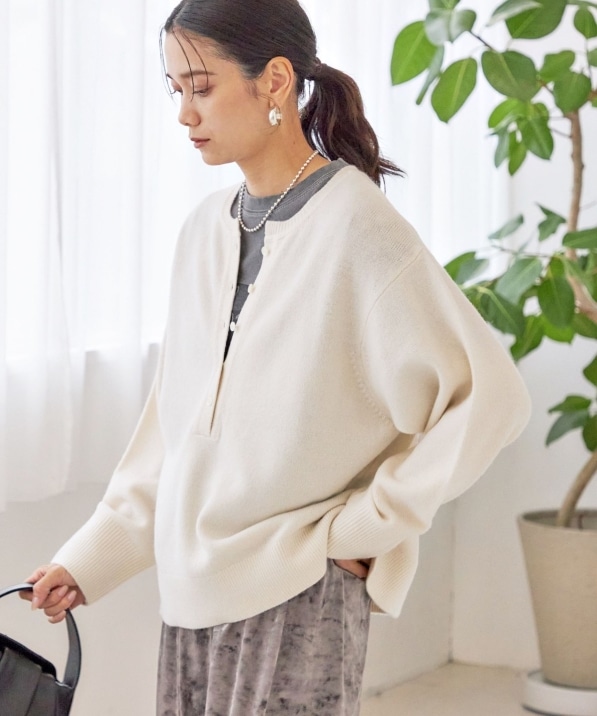 手洗い可能〉ウール カシミヤ 2WAY プルオーバー｜ SHIPS 公式サイト