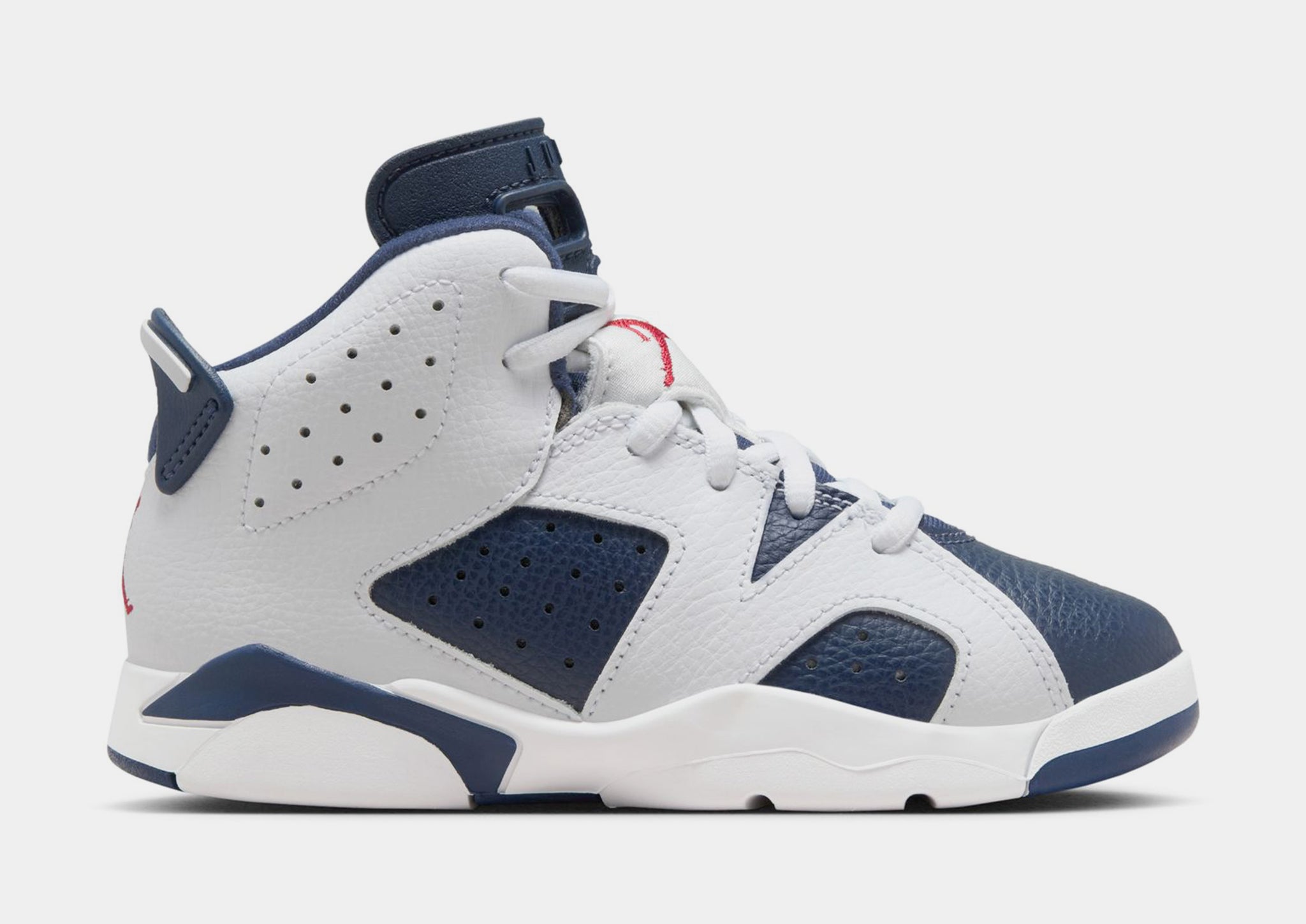 Jordan Air Jordan 6 Retro White and Midnight Navy Preschool